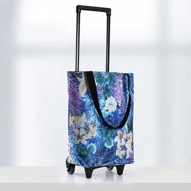 Sac à Roulettes Pliable et pour Épicerie