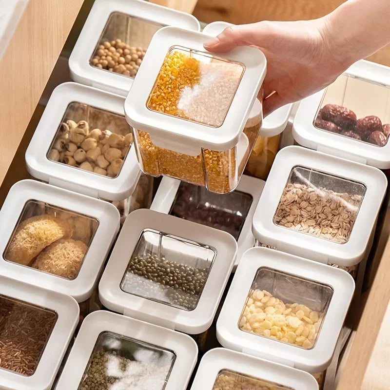 Récipient alimentaire en plastique scellé pour la cuisine café, fruits secs... 700ml