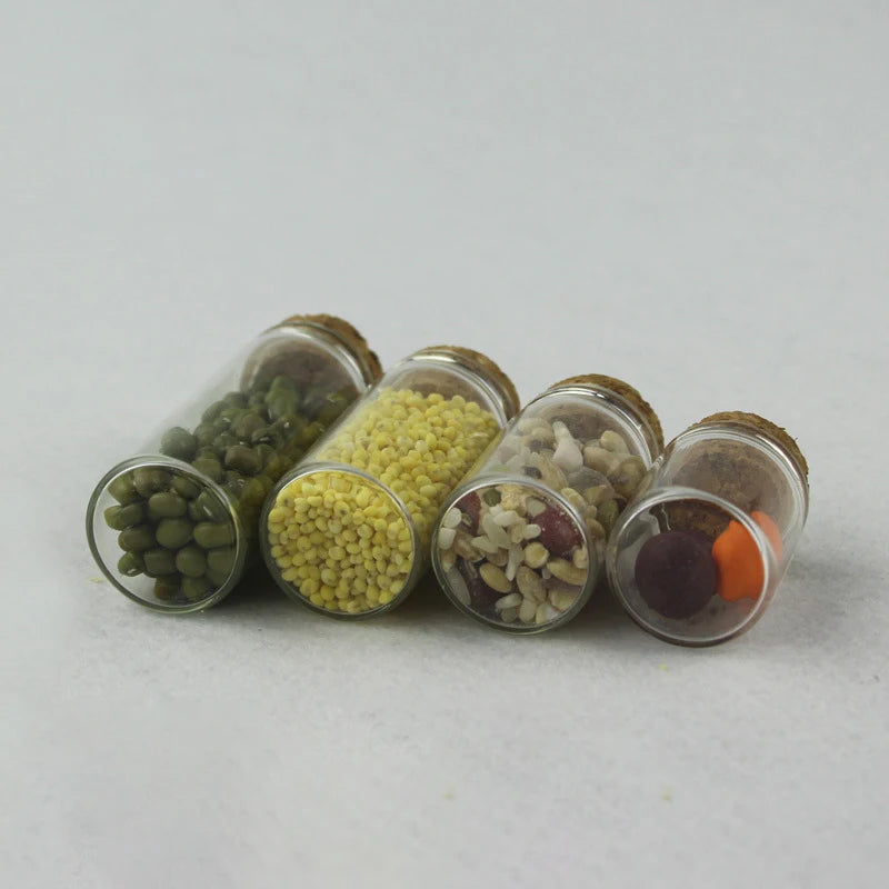 Bouteille HI en verre transparent avec bouchon en liège,  1 pièce