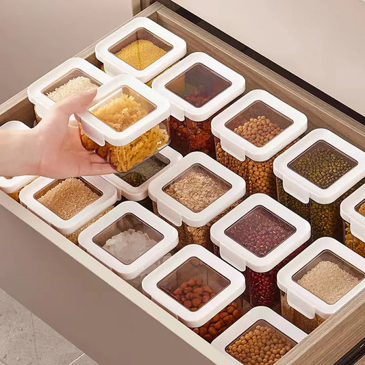 Récipient alimentaire en plastique scellé pour la cuisine café, fruits secs... 700ml